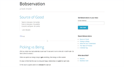 Desktop Screenshot of bobservation.com